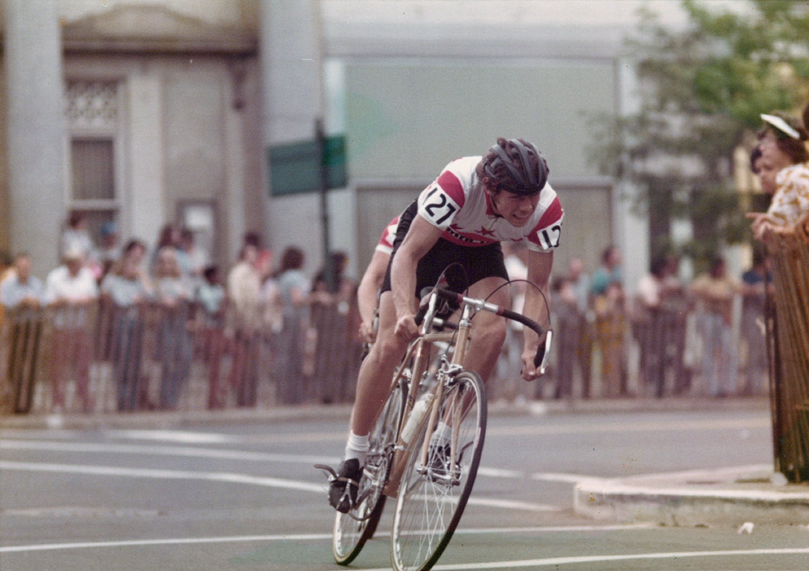 Allen racing in the early 1970s
